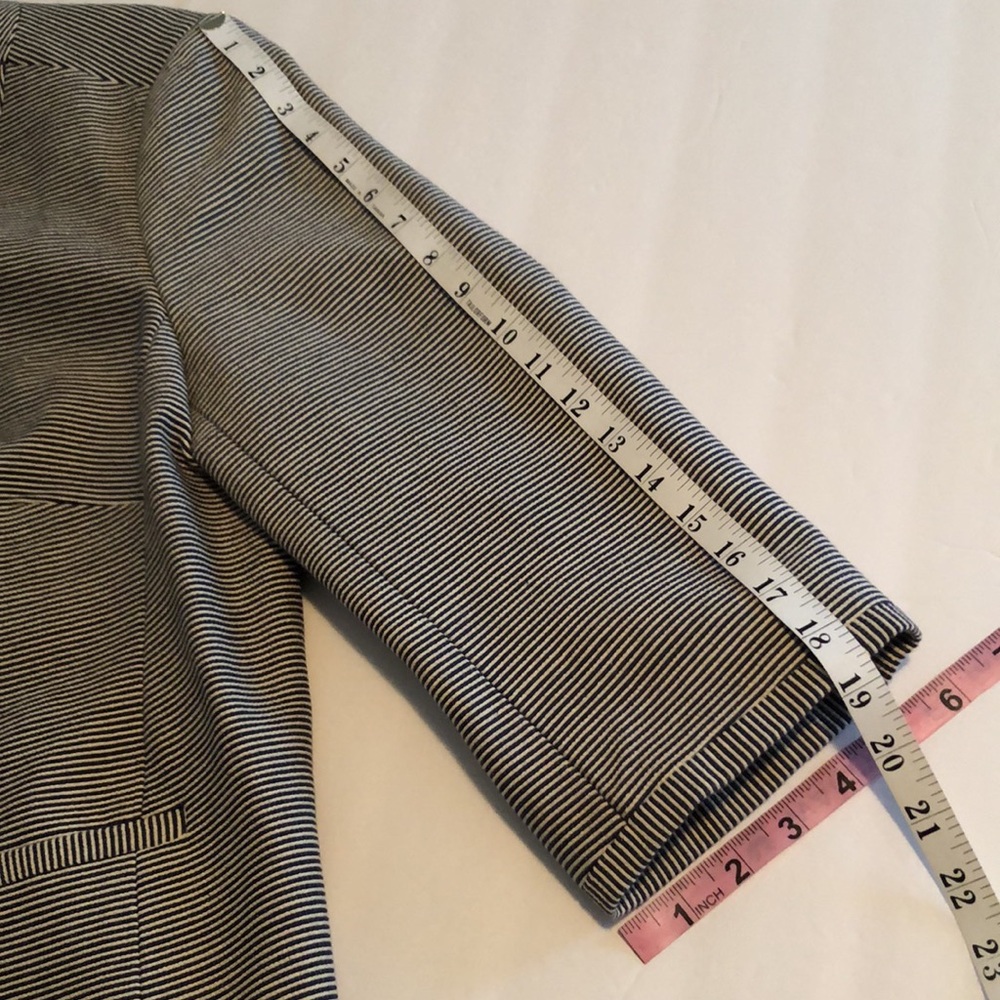 Talbots Navy Pinstripe Jacket Blazer - Picture 9 of 13